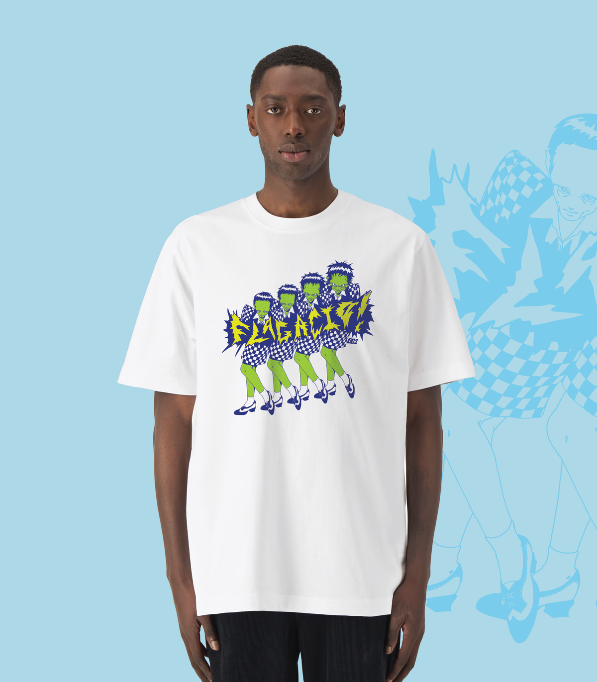 FLAGACID 'Going Dancing' Tee (PRE-ORDER) [001]
